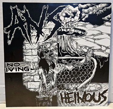 ANS "Heinous" 7" EP (TXOS) Pink Marble Vinyl/Used Copy